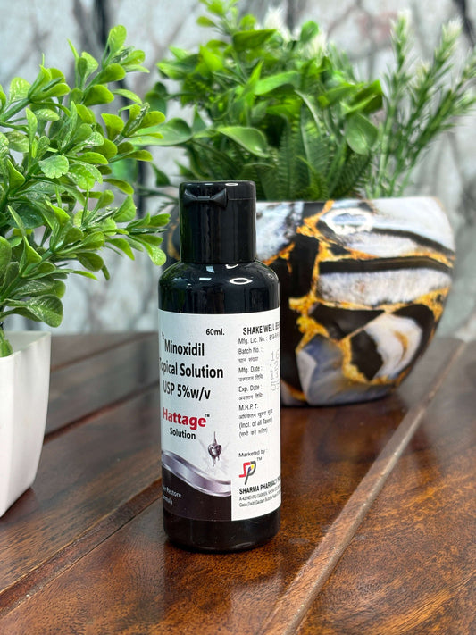 Hattage Minoxidil Topical Solution USP 5% w/v (60ml)