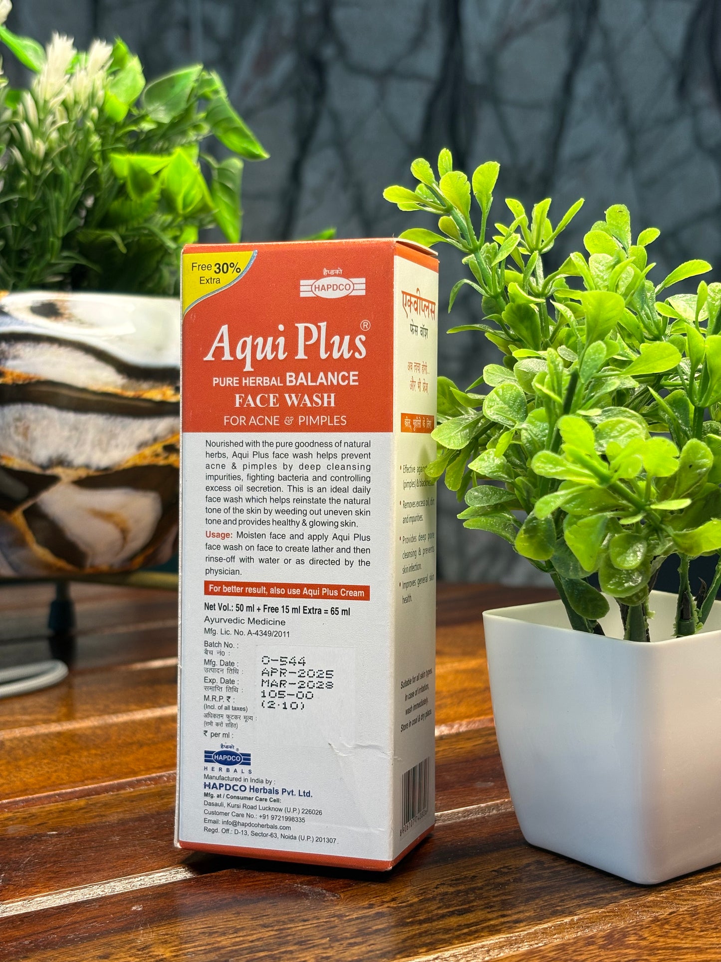 Aqui Plus face wash