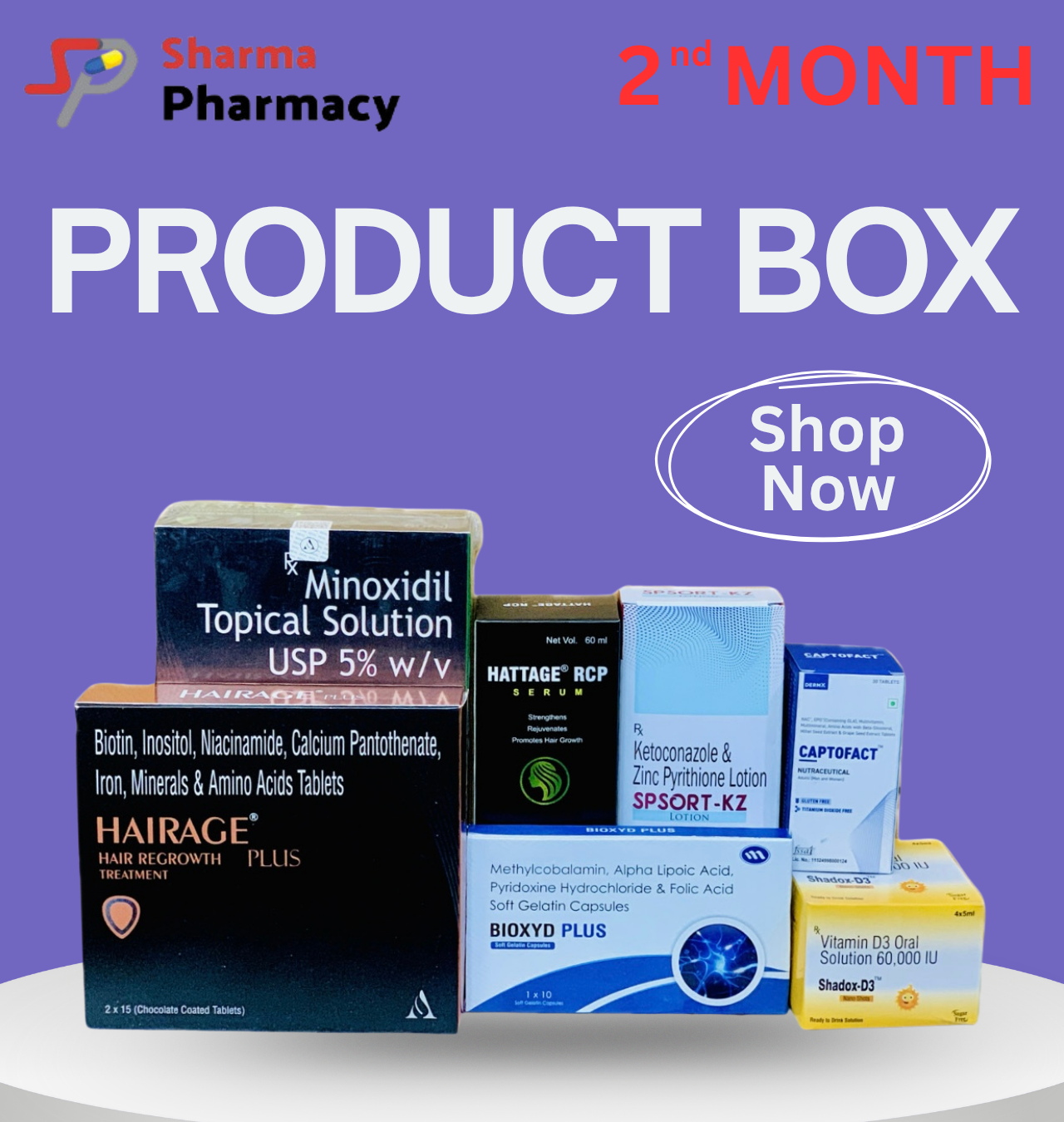 Deep Hair Line- Product Box