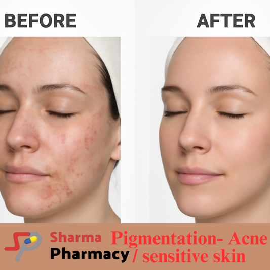 Pigmentation- Acne / sensitive skin Product Box