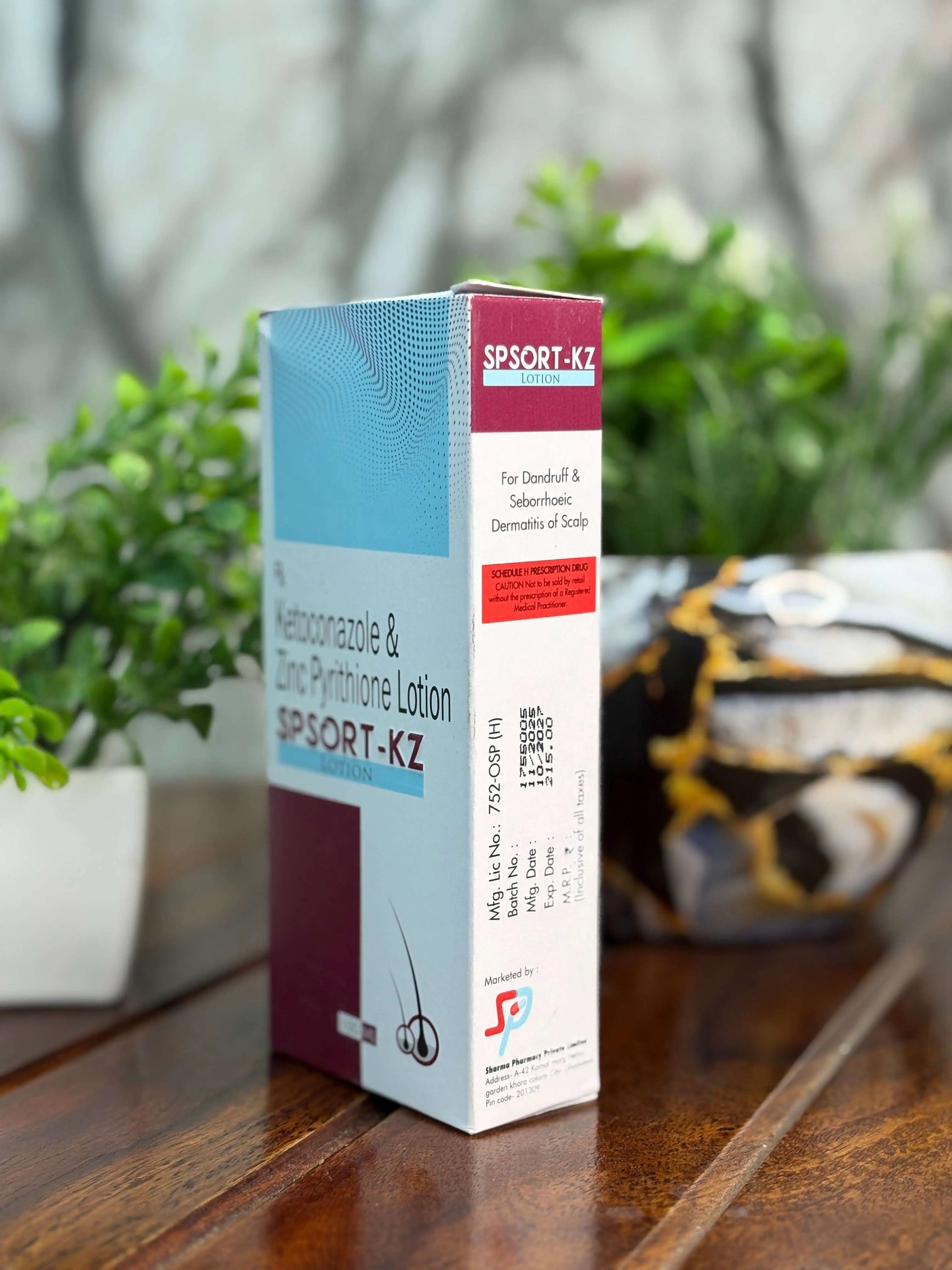 SPSORT-KZ Lotion (Ketoconazole & Zinc Pyrithione Lotion) – 100ml