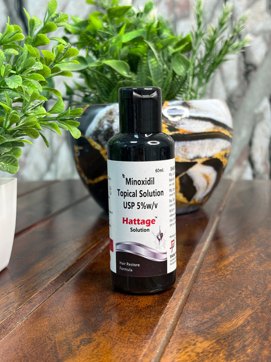 Hattage Minoxidil Topical Solution USP 5% w/v (60ml)